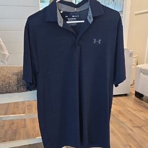 Under Armour Men's Navy Polo Shirt